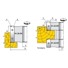Фрезы для выборки четверти, пазов, для обработки шипов с фасками и кромок - 2