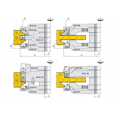 Фрезы для стояков и перемычек филенчатых дверных полотен  03.01.ХХ - 5