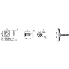 Фрезы насадные шейпер для плоского и криволинейного строгания по шаблону 13 - 4