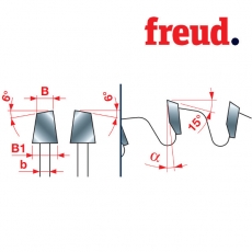 Пилы дисковые подрезные однокорпусные для резки плитных материалов LI25M - 3