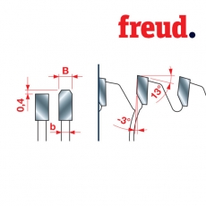 Пилы дисковые для резки массивного пластика с HW напайками LU4A - 2