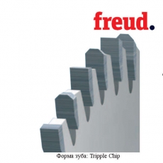 Пилы дисковые для профиля алюминия и ПВХ стенка от 3 мм негативный зуб LU5C - 2