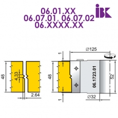 Фрезы насадные для поперечного сращивания с коническим зубом - 4
