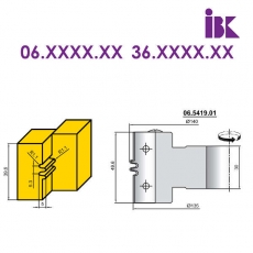 Фрезы насадные для поперечного сращивания с радиусным зубом - 3