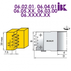 Фрезы насадные для поперечного сращивания с трапециевидным зубом - 2