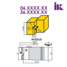 Фрезы насадные для поперечного сращивания с радиусным зубом