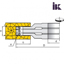 Фрезы насадные пазовальные - 3