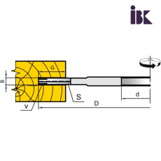 Фрезы насадные пазовальные - 6