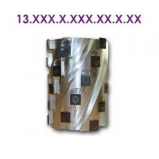 Фрезы насадные шейпер для плоского и криволинейного строгания по шаблону 13