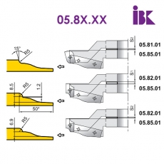 Комплект комбинируемых фрез для профилирования филенок - 2