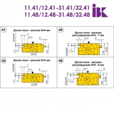 Комплект насадных фрез для профилирования вагонки - 5