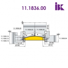 Фрезы для профилирования облицовочной доски типа блокхаус 11.1836.00 - 2