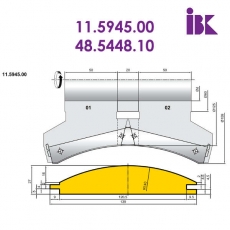Фрезы для профилирования облицовочной доски типа блокхаус 11.5945.00, 48.5448.10