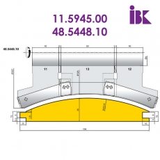 Фрезы для профилирования облицовочной доски типа блокхаус 11.5945.00, 48.5448.10 - 2