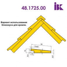 Фрезы для профилирования облицовочной доски типа блокхаус 48.1725.00