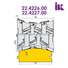 Фрезы для профилирования облицовочной доски типа блокхаус 22.4226.00, 22.4227.00 - 3