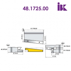 Фрезы для профилирования облицовочной доски типа блокхаус 48.1725.00 - 2