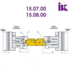 Комплект фрез для профилирования паркета (стандарт DIN 280) - 2