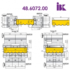 Комплект фрез для профилирования террасной доски - 2