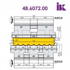 Комплект фрез для профилирования террасной доски - 3