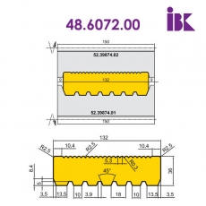 Комплект фрез для профилирования террасной доски - 6