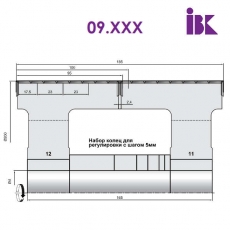 Комплект фрез для профилирования бруса 09.XXX