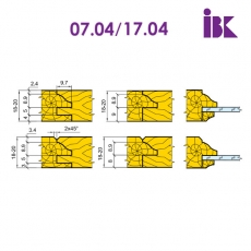 Комплект насадных фрез для производства мебельных фасадов 07.03/04.XX - 3