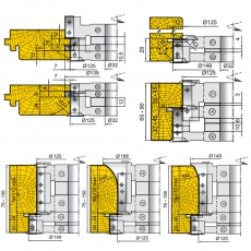 Комплект универсальных фрез для изготовления дверной коробки - 5