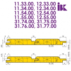 Комплекты фрез для профилирования радиусной вагонки