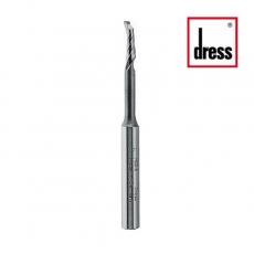 Фрезы концевые одноканальные с удлиненной горловиной для дренажных отверстий Dress