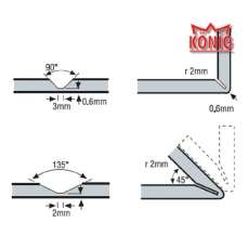 Пилы дисковые для V-образных пазов в композитных материалах - 2