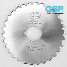 Пилы дисковые по металлу для производства радиусных пазов HSS и VHM