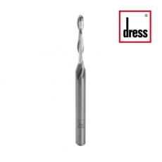 Фрезы концевые двухканальные с пазами для дренажных отверстий ступенчатые Dress