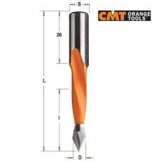 Сверла сквозные двухфлейтные 313/314 CMT - 3