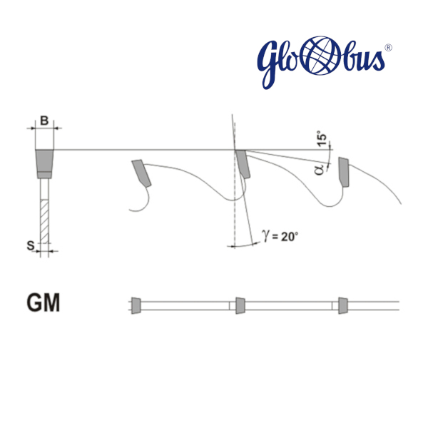 Пилы дисковые для многопилов с зубом Hannibal PS050 - 2