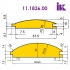 Фрезы для профилирования облицовочной доски типа блокхаус 11.1836.00